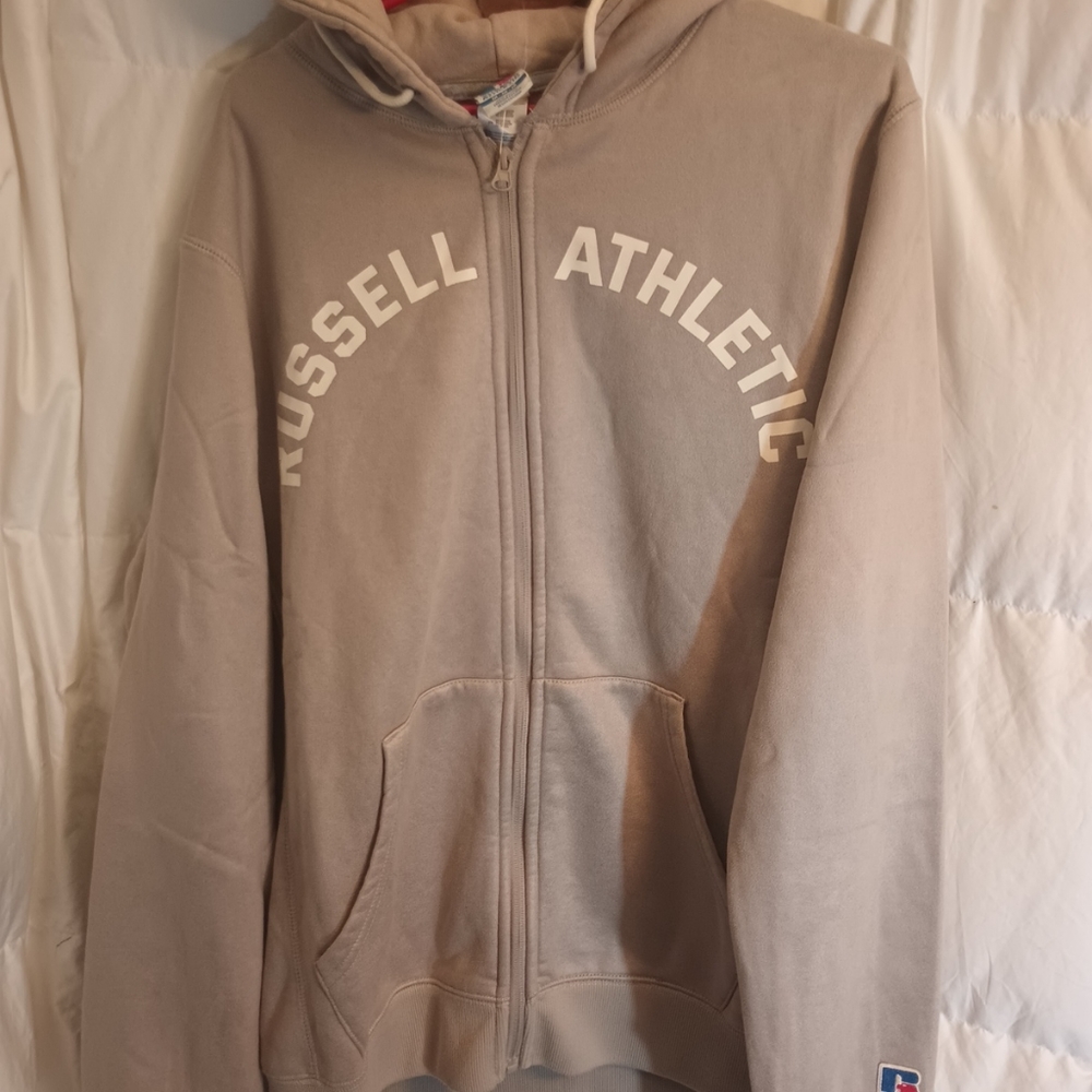 NWT RUSSELL ATHLETIC MEN'S FULL ZIP HOODIE SIZE MEDIUM